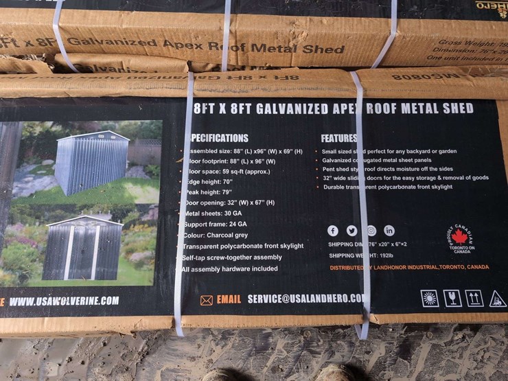 (1)-landhero-8'-x-8'-galvanized-apex-roof-metal-shed---ldh-ms0808-image-3