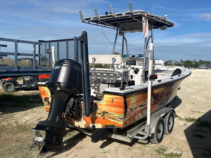 1990-21ft-center-console-fishing-boat-with-t/a-boat-trailer-image-4