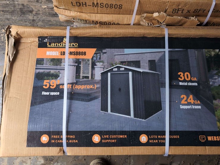 (1)-landhero-8'-x-8'-galvanized-apex-roof-metal-shed---ldh-ms0808-image-2