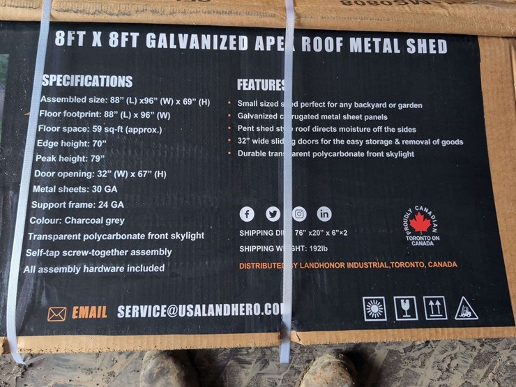 (1)-landhero-8'-x-8'-galvanized-apex-roof-metal-shed---ldh-ms0808-image-6