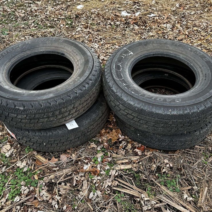 (4)-Cooper Sam 9.50R16 SLT M+S Radial Tires