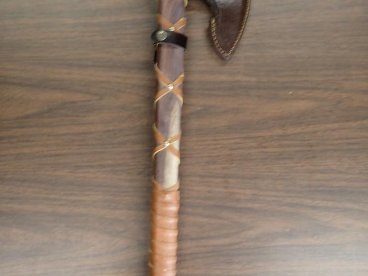 custom-hand-forged-viking-axe-w/-sheath---tag-#-9637-image-4