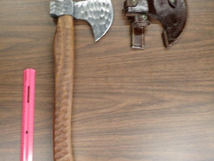 custom-hand-forged-viking-axe-w/-sheath---tag-#-9635-image-1