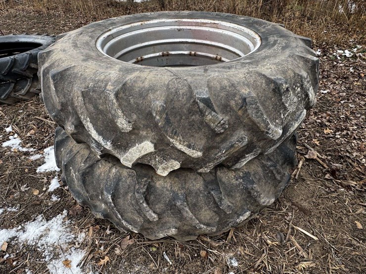 (2)-goodyear-18.4-38-tires-w/-rims-image-5