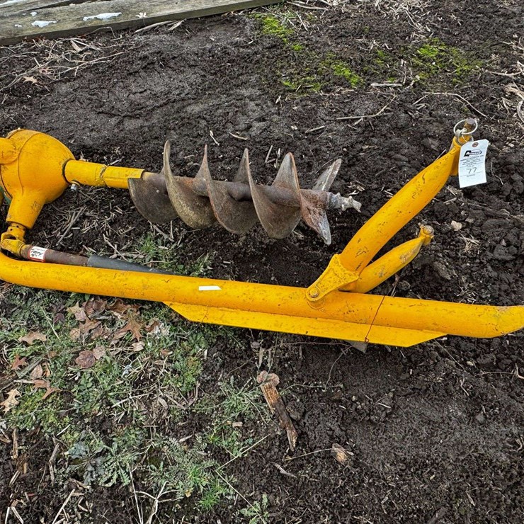 12" PTO 3-pt Post Hole Digger