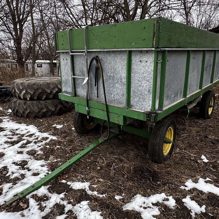 Heider 12' Box Wagon on John Deere Running Gear