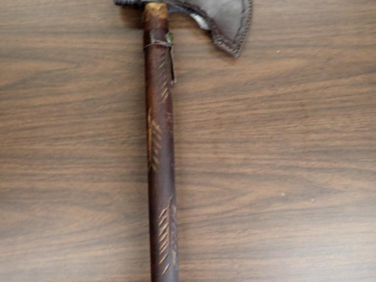 custom-hand-forged-viking-axe-w/-sheath---tag-#-9636-image-4