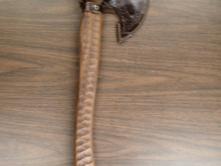 custom-hand-forged-viking-axe-w/-sheath---tag-#-9635-image-4