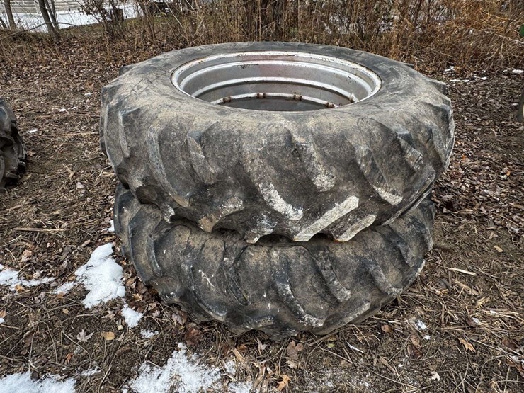 (2)-goodyear-18.4-38-tires-w/-rims-image-1