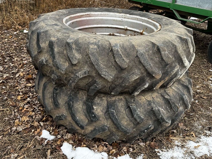 (2)-goodyear-18.4-38-tires-w/-rims-image-8