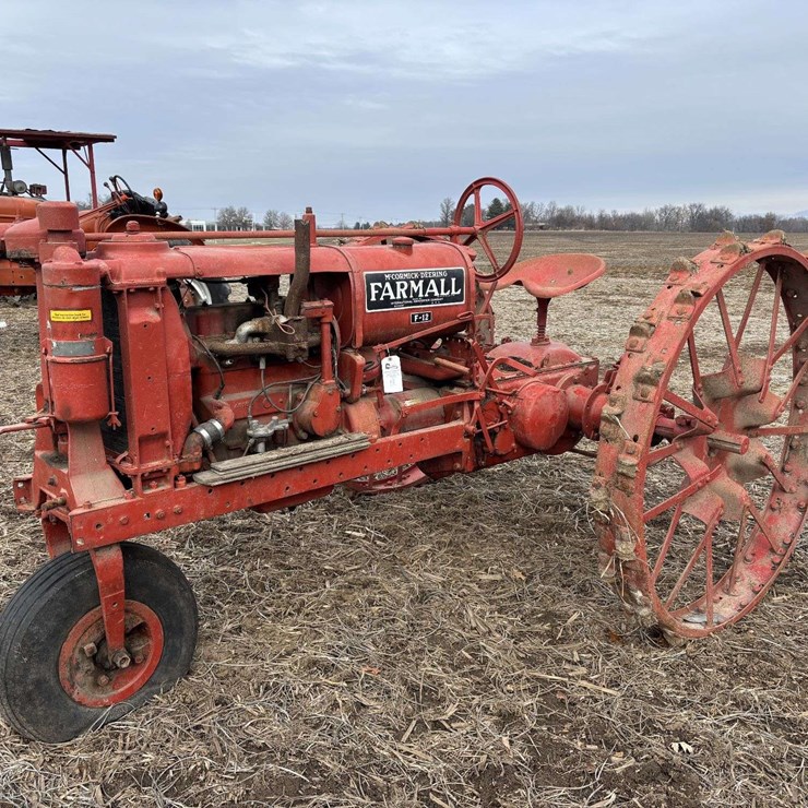Farmall F-12 Single Front on Rubber with Cast Steel Rim and Rear Steel