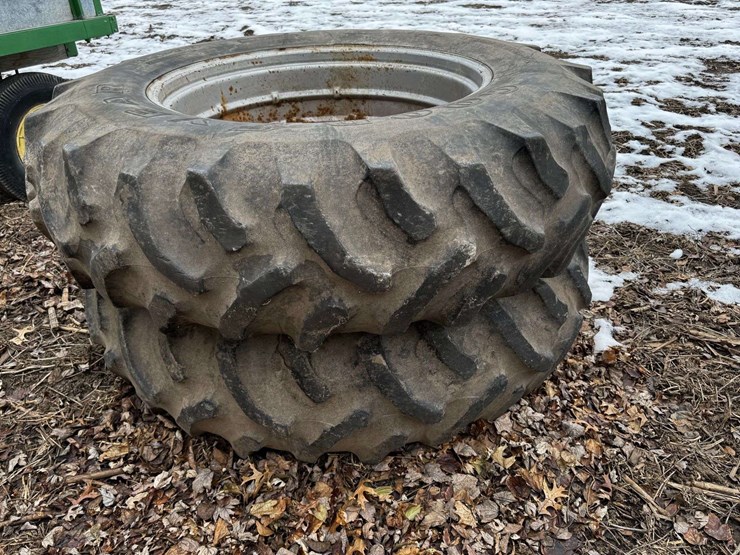 (2)-goodyear-18.4-38-tires-w/-rims-image-7
