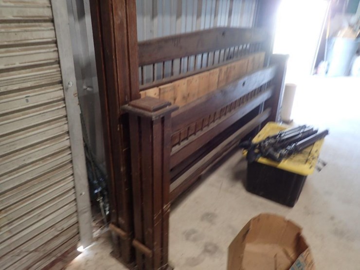 homemade-wood-king-size-bed-frame---tag-#6596-image-1