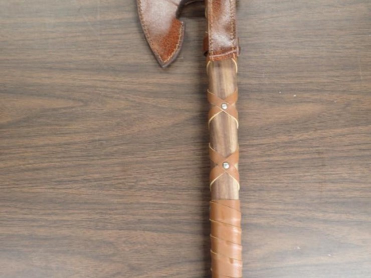 custom-hand-forged-viking-axe-w/-sheath---tag-#-9632-image-5