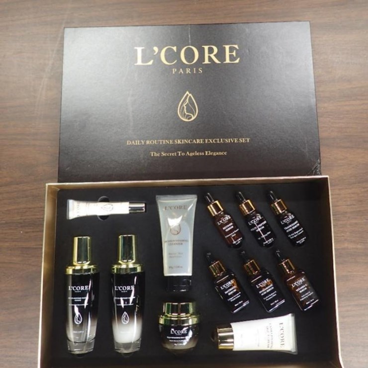 L'Core Paris Daily Routine Skincare Exclusive Set - 12 Products/1 Set - Tag # 9647