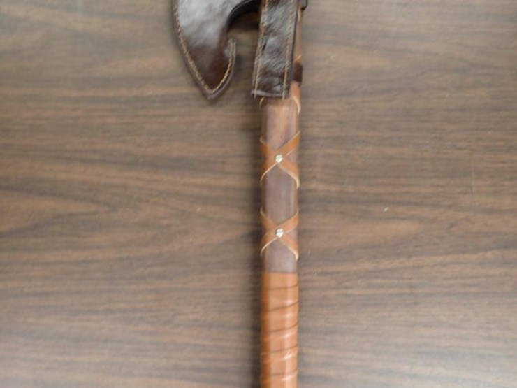 custom-hand-forged-viking-axe-w/-sheath---tag-#-9634-image-5