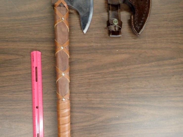 custom-hand-forged-viking-axe-w/-sheath---tag-#-9634-image-1