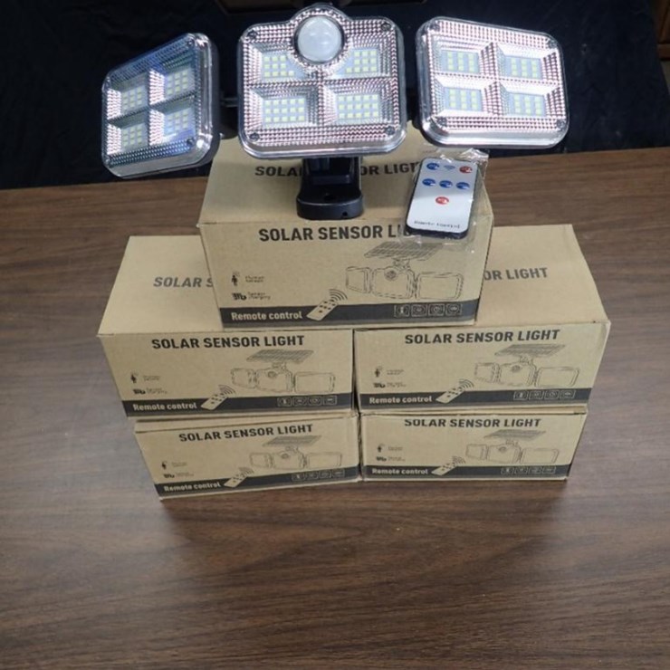 Solar Sensor Lights - Qty - 5 - Tag # 6624