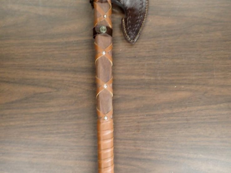 custom-hand-forged-viking-axe-w/-sheath---tag-#-9634-image-4