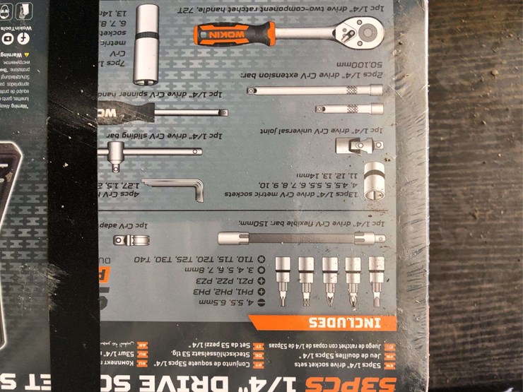 unused-wokin-53pc-1/4"-drive-socket-set-image-6