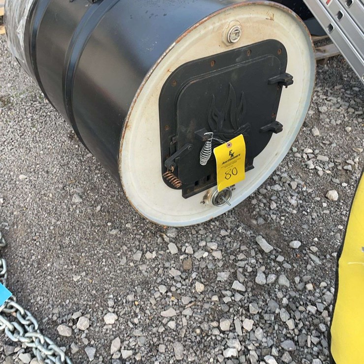 55 GALLON DRUM CAMP STOVE HEATER