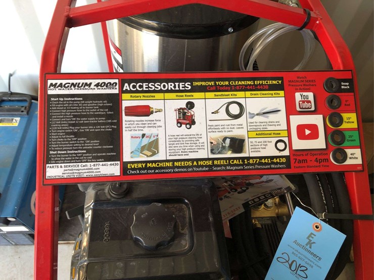 unused-easy-kleen-magnum-4000-hot-water-pressure-washer-image-4