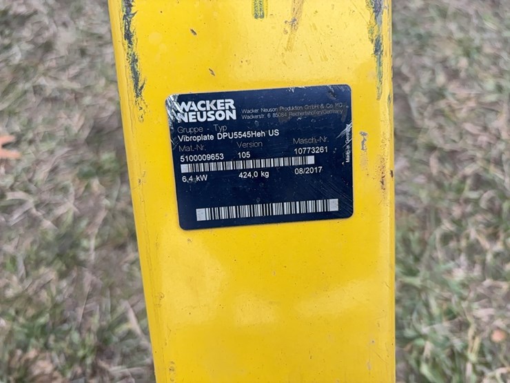 wacker-dpu5545-reversible-plate-compactor-support-equipment-sn:10773261-image-3