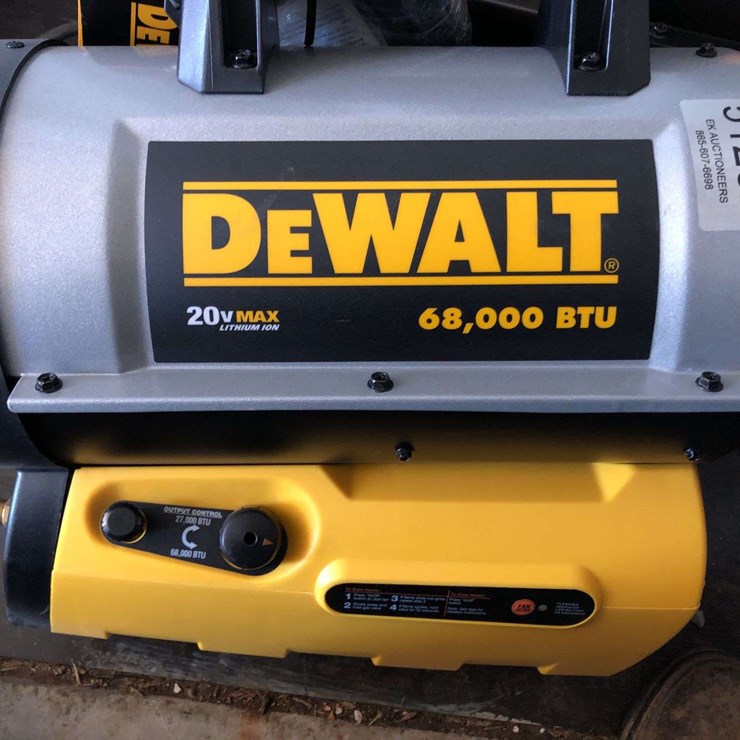 UNUSED 68000 BTU ELECTRIC/ CORDLESS 20 VOLT HEATER