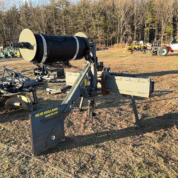 NEW HOLLAND BURCHLAND XTS SILT FENCE INSTALLER SKID STEER ATTACHMENT SN:0208170CNH