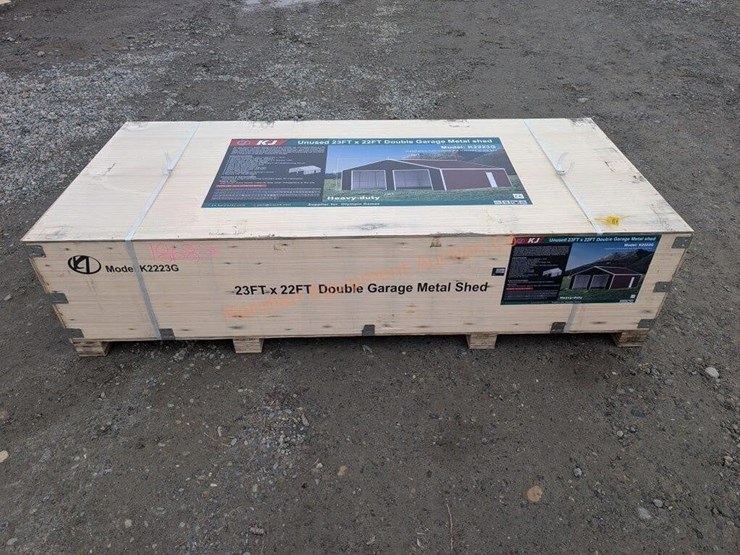 kj-23'-x-22'-double-garage-metal-shed-image-1
