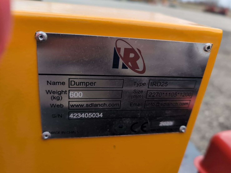 idr25-crawler-dumper-with-seat---13.5-hp-briggs-and-stratton-image-8