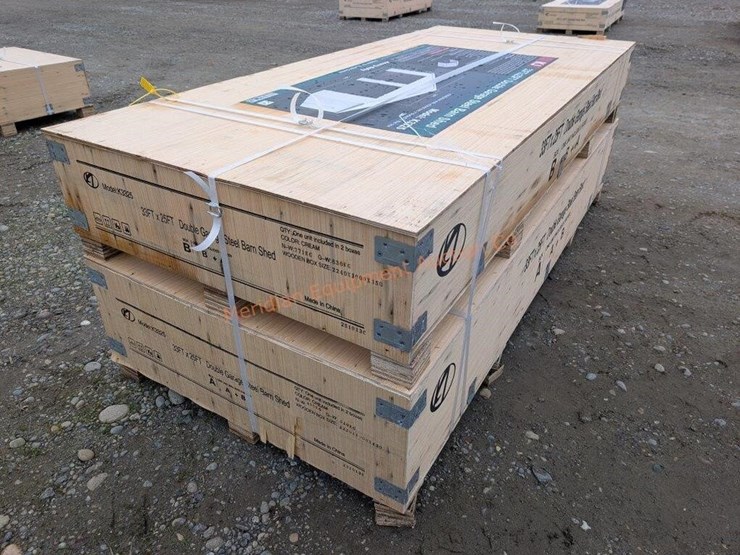 kj-33-x-25'-double-garage-metal-shed-image-8