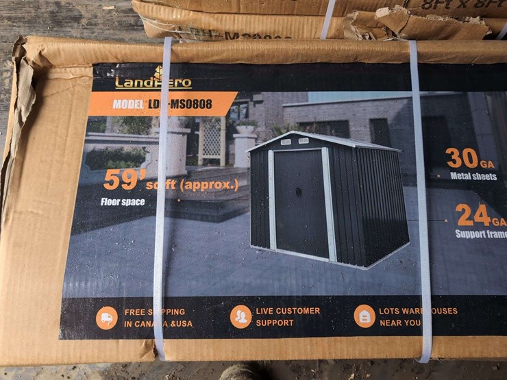 (1)-landhero-8'-x-8'-galvanized-apex-roof-metal-shed---ldh-ms0808-image-2