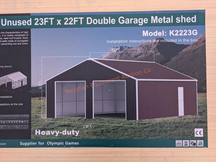 kj-23'-x-22'-double-garage-metal-shed-image-2