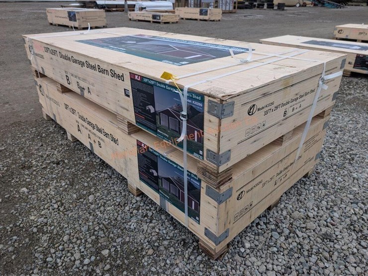 kj-33-x-25'-double-garage-metal-shed-image-8