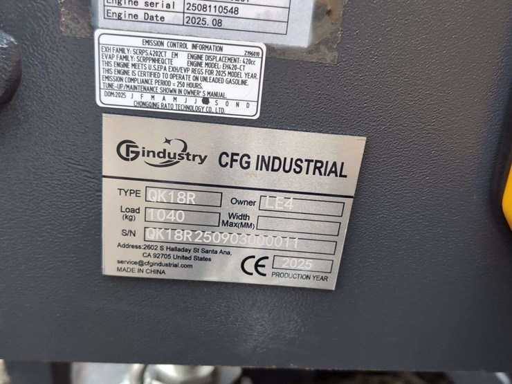 cfg-industrial-mini-excavator---qk18r---yellow-image-9