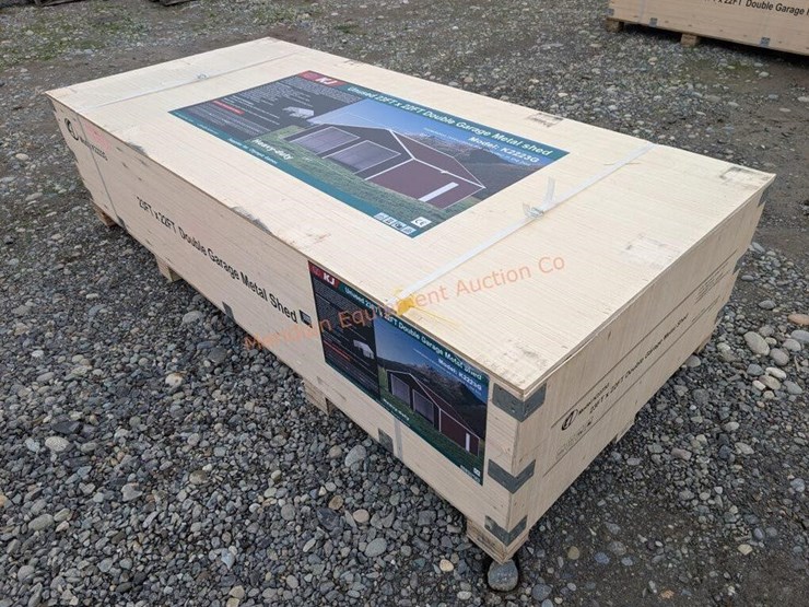 kj-23'-x-22'-double-garage-metal-shed-image-2