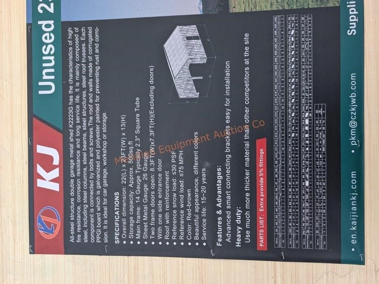 kj-23'-x-22'-double-garage-metal-shed-image-4