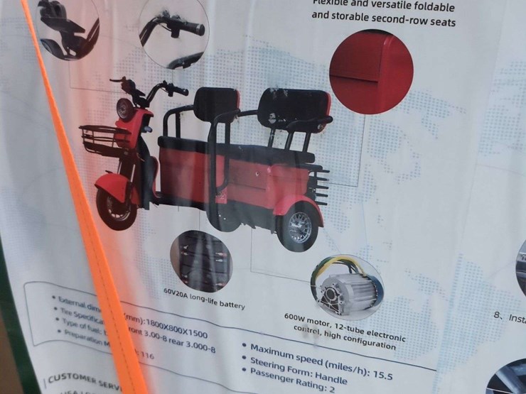 (1)-irgc40-mini-golf-cart---110v-unassembled---red-image-4