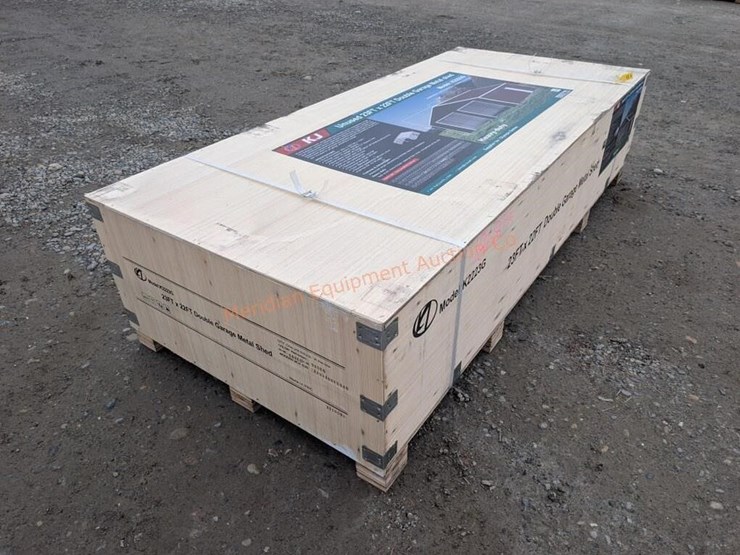 kj-23'-x-22'-double-garage-metal-shed-image-2