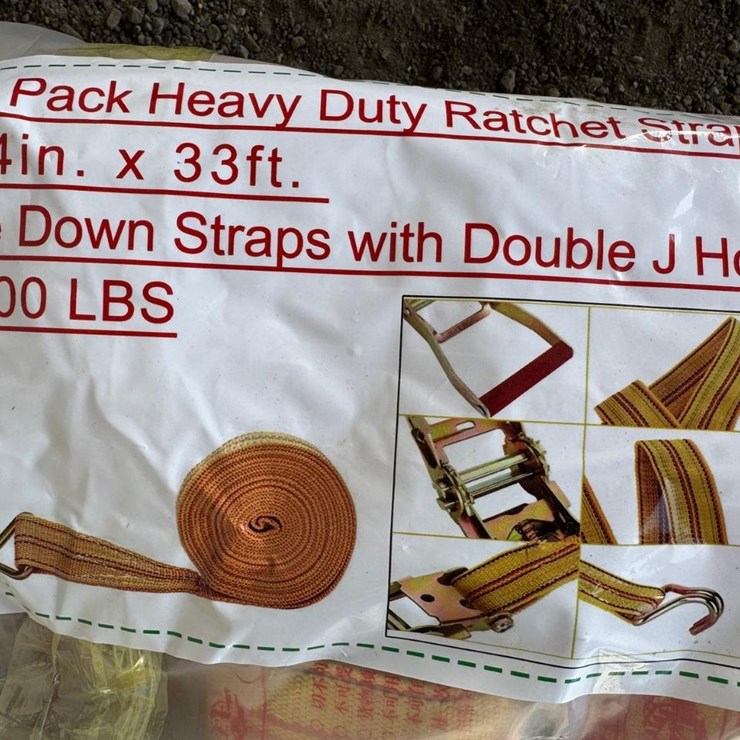 Yellow Ratchet Straps