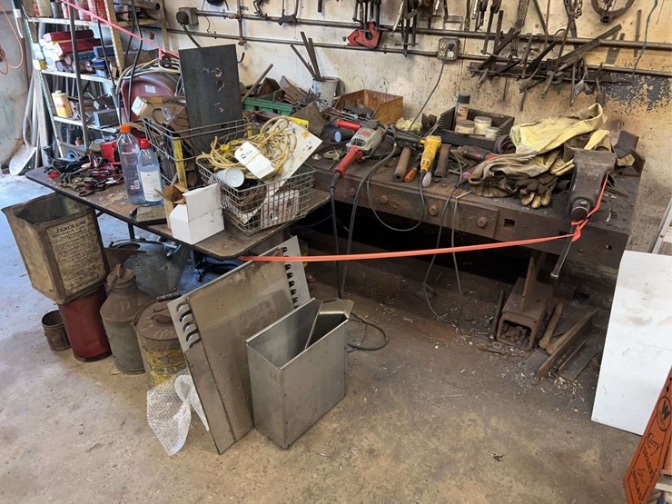 steel-work-bench-and-contents-image-1