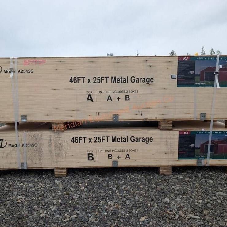 KJ 46' x 25' Metal Garage
