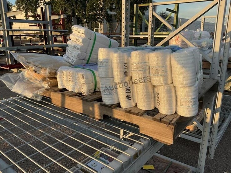 pallet-of-misc-lifting-straps-and-shade-material-image-3