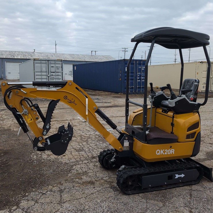 CFG Industrial Mini Excavator - QK20R - YELLOW