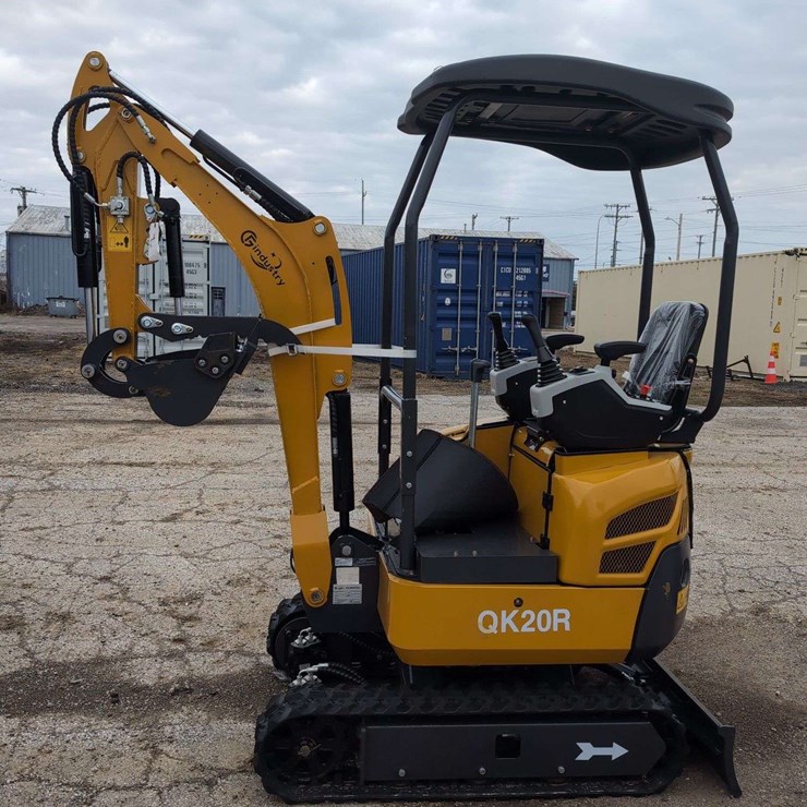 CFG Industrial Mini Excavator - QK20R - YELLOW