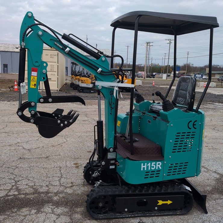 CFG Industrial Mini Excavator - H15R - GREEN