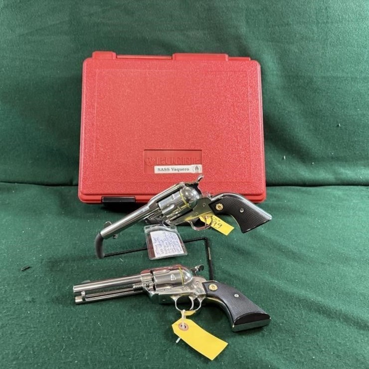 Set of Ruger SASS New Vaquero 357mag Revolvers