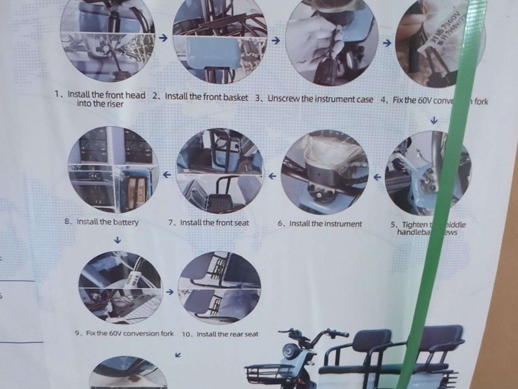 (1)-irgc40-mini-golf-cart---110v-unassembled---red-image-3