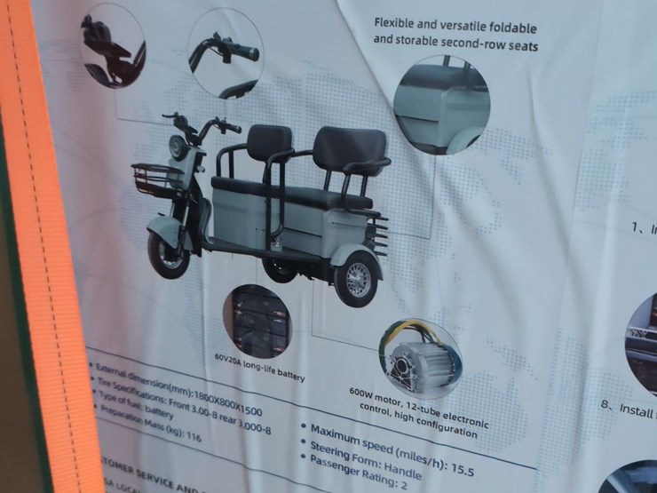 (1)-irgc40-mini-golf-cart---110v-unassembled---green-image-4